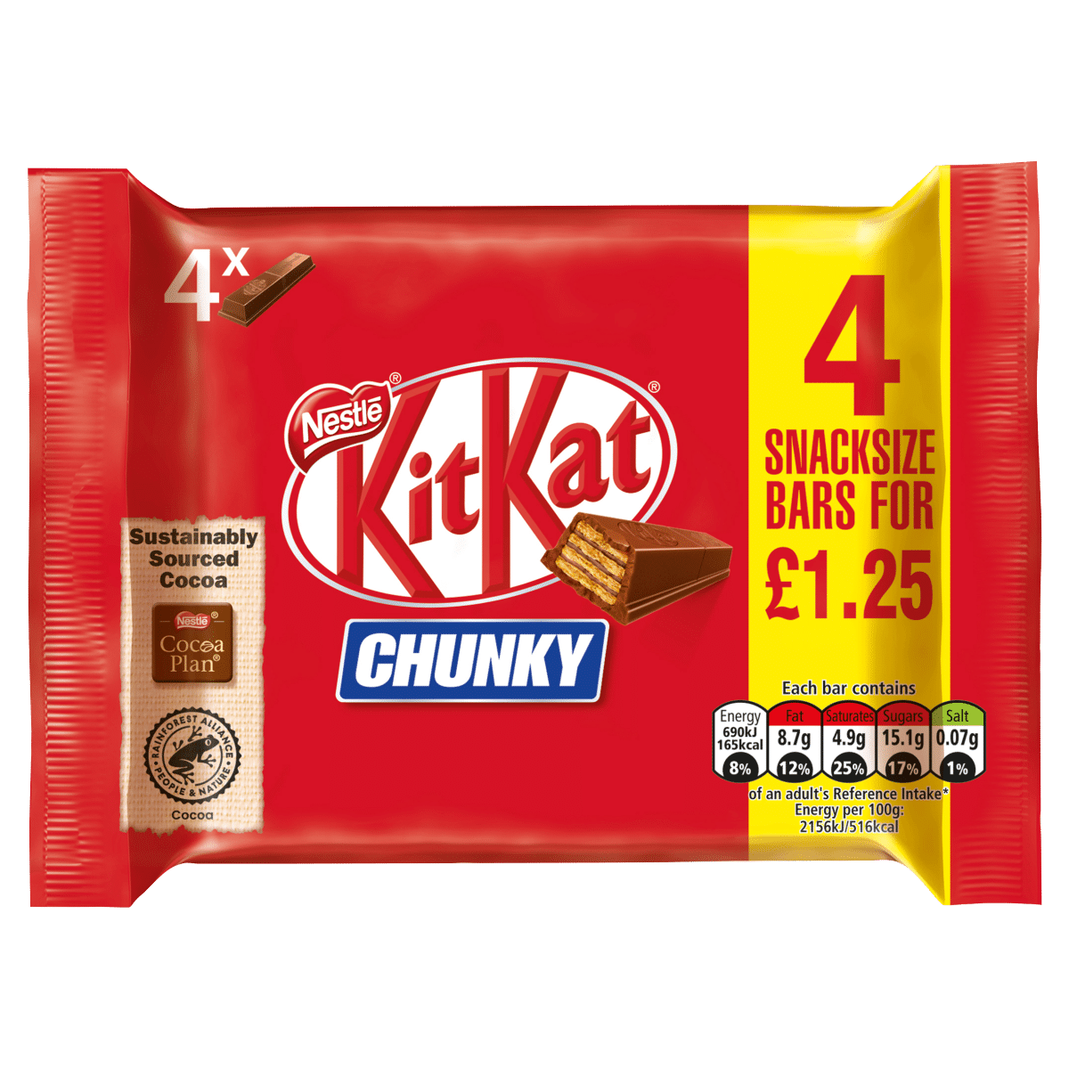 Kit Kat Chunky 4 x 32g (128g)