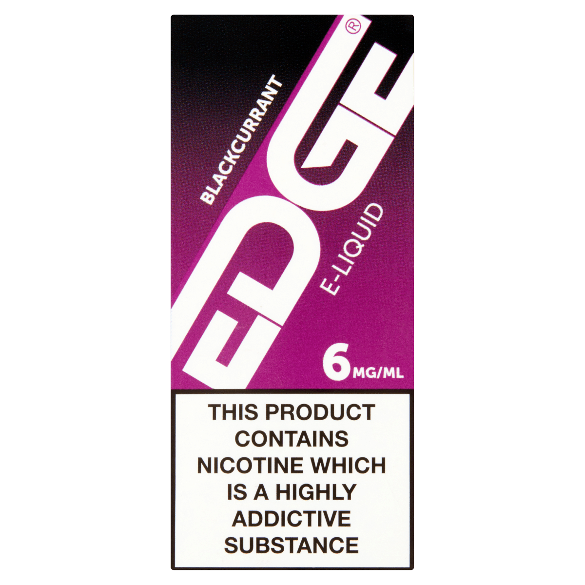Edge E-Liquid 6mg/ml Blackcurrant 10ml