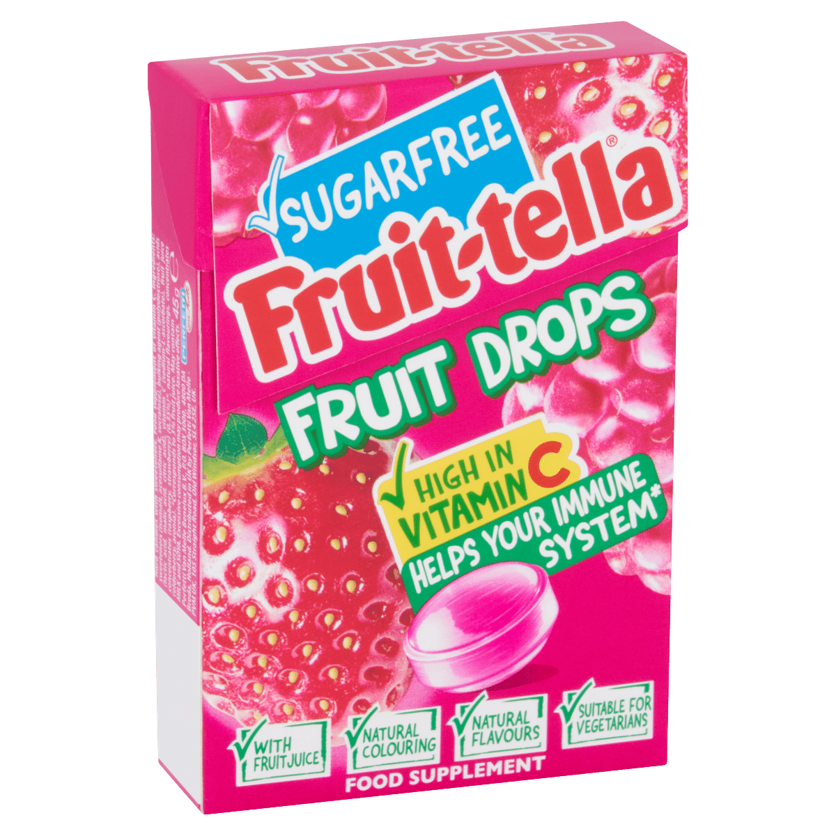 Fruit-tella Fruit Drops Food Supplement 45g