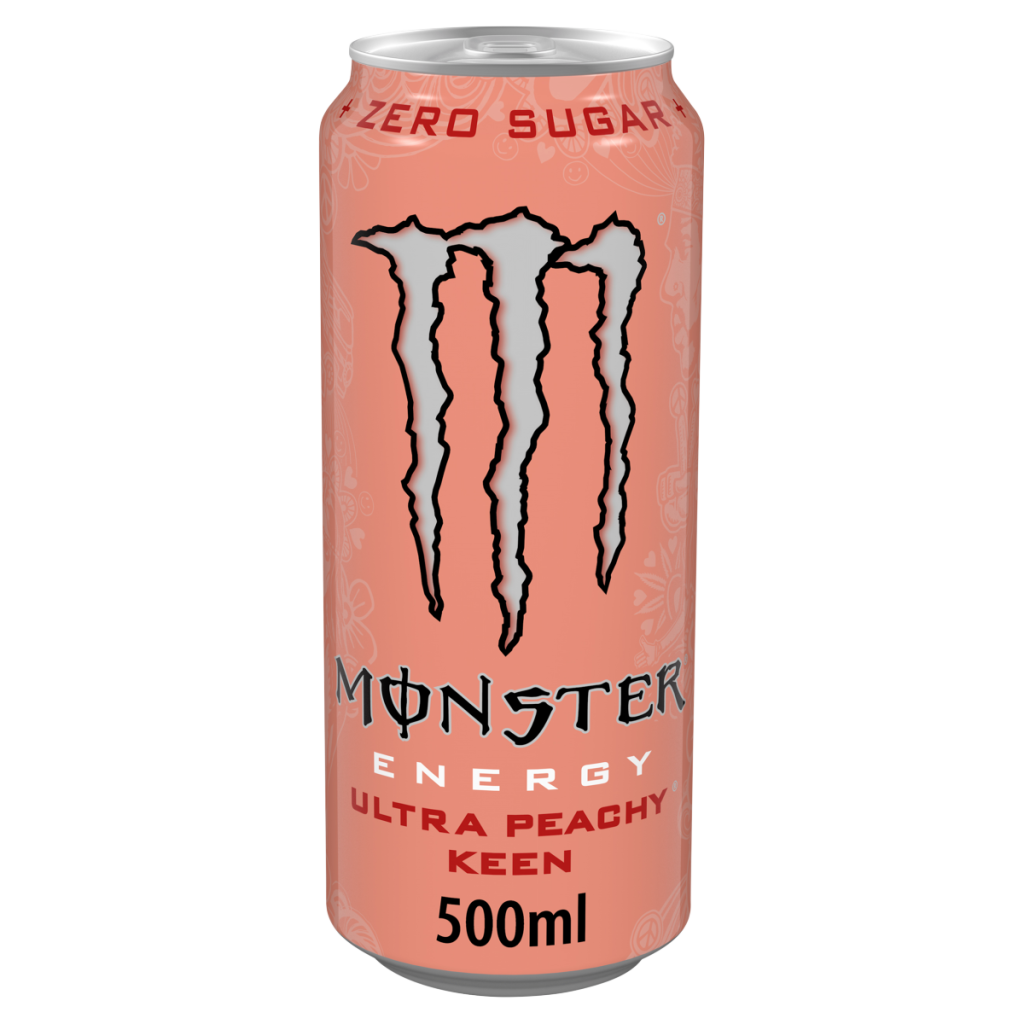Monster Energy Drink Ultra Peachy Keen Zero Sugar 500ml