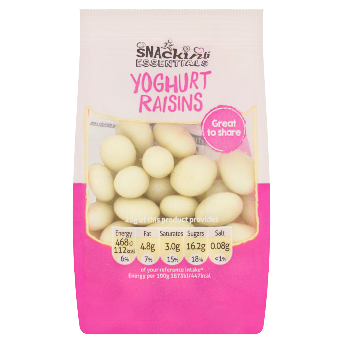 Snacking Essentials Yoghurt Raisins 100g