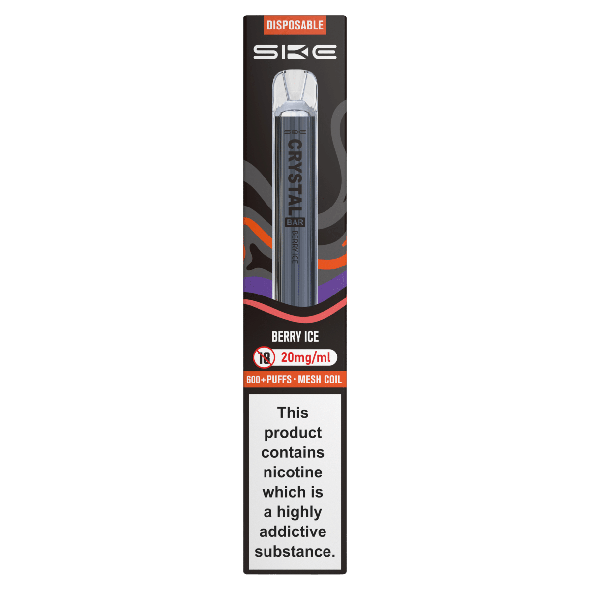 SKE Disposable Crystal Bar Berry Ice 20mg/ml