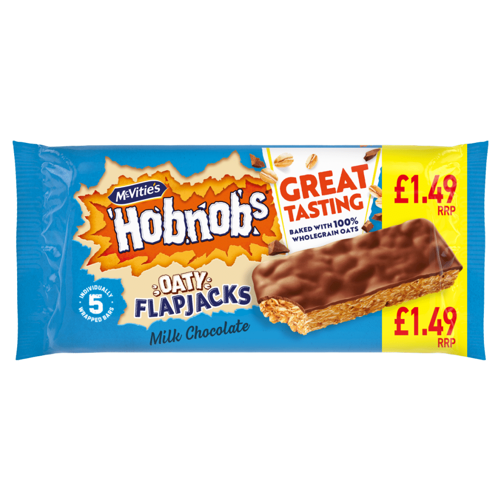 McVitie’s Hobnobs Oaty Flapjacks Milk Chocolate 131.8g
