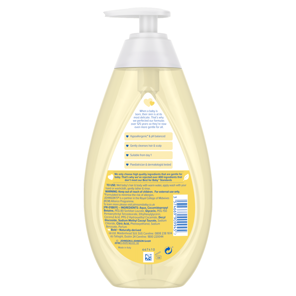 Johnson’s Baby Top-To-Toe Baby Wash 500ml