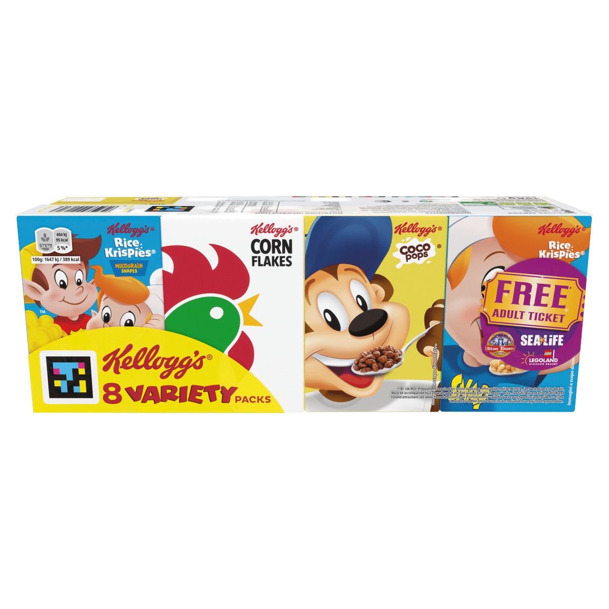 Kellogg’s 8 Variety Packs 196g