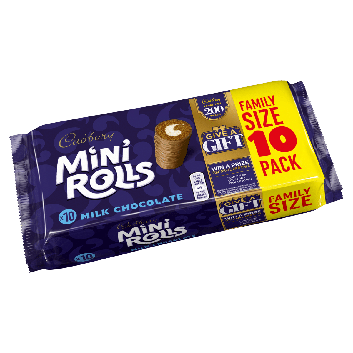 Cadbury 10 Milk Chocolate Mini Rolls