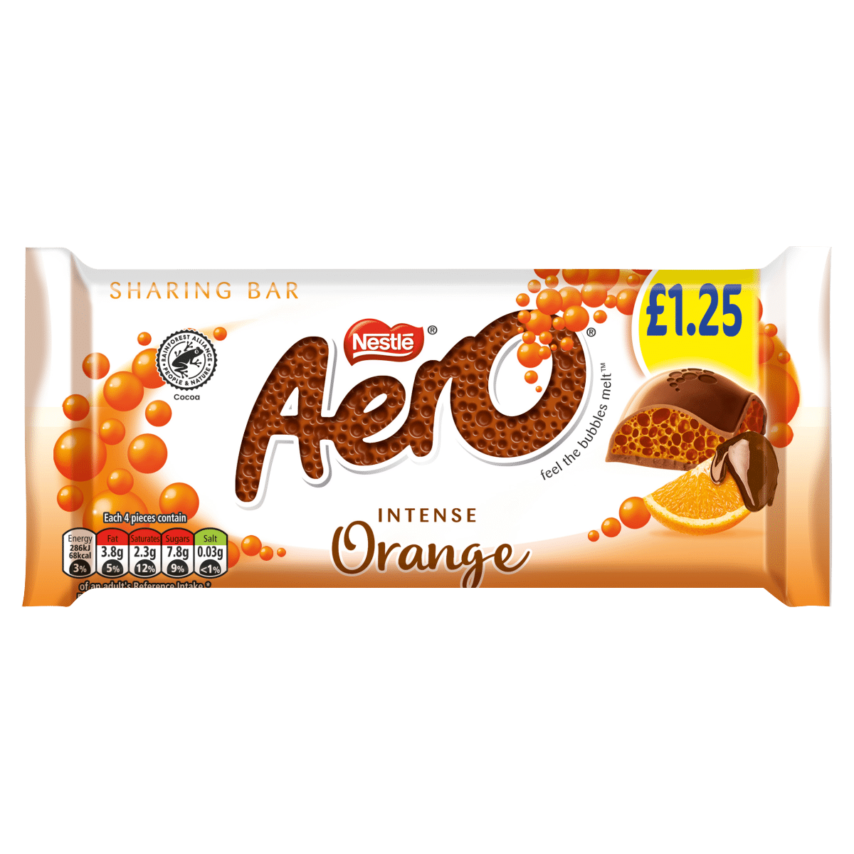 Aero Intense Orange Sharing Bar 90g