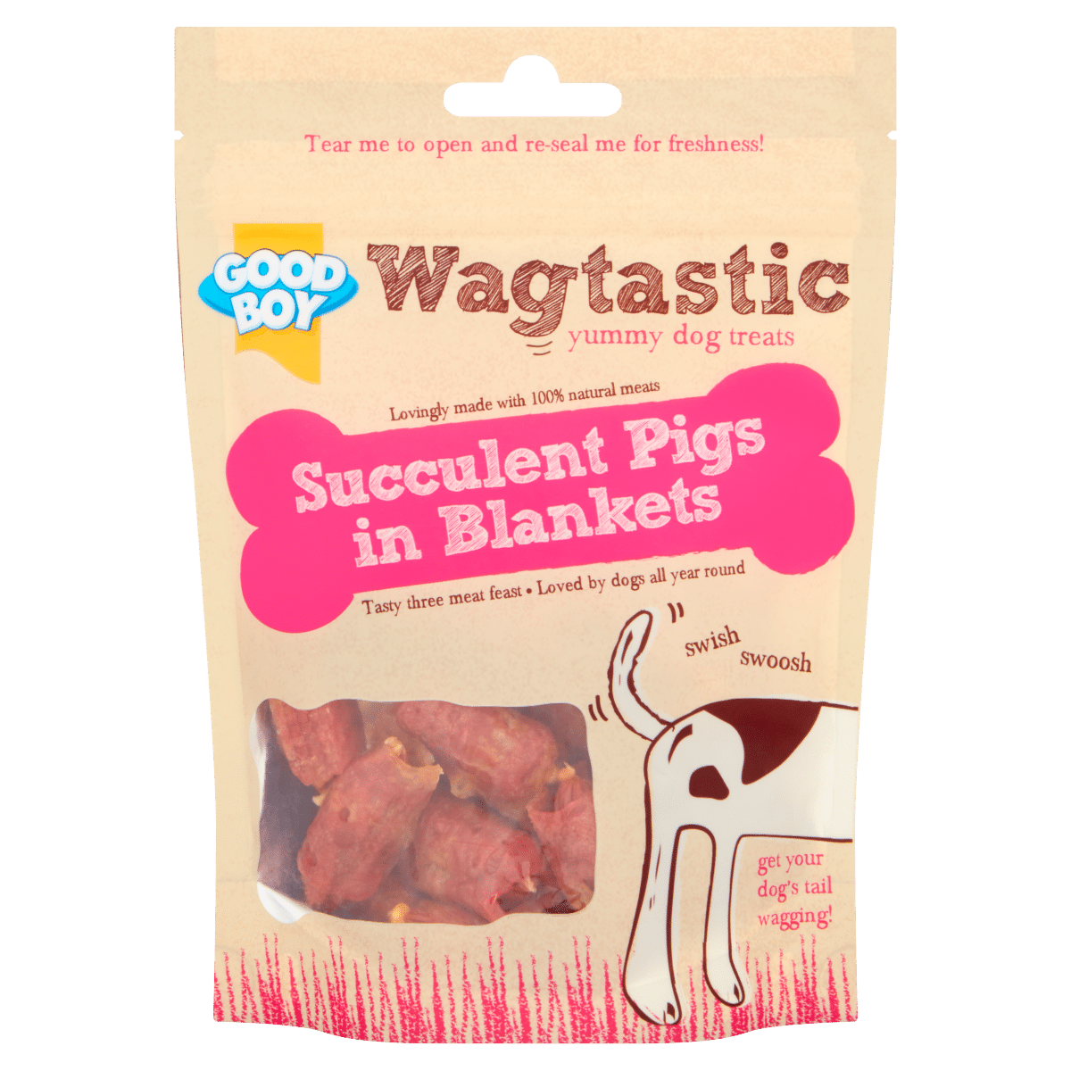 Good Boy Wagtastic Succulent Pigs in Blankets 80g