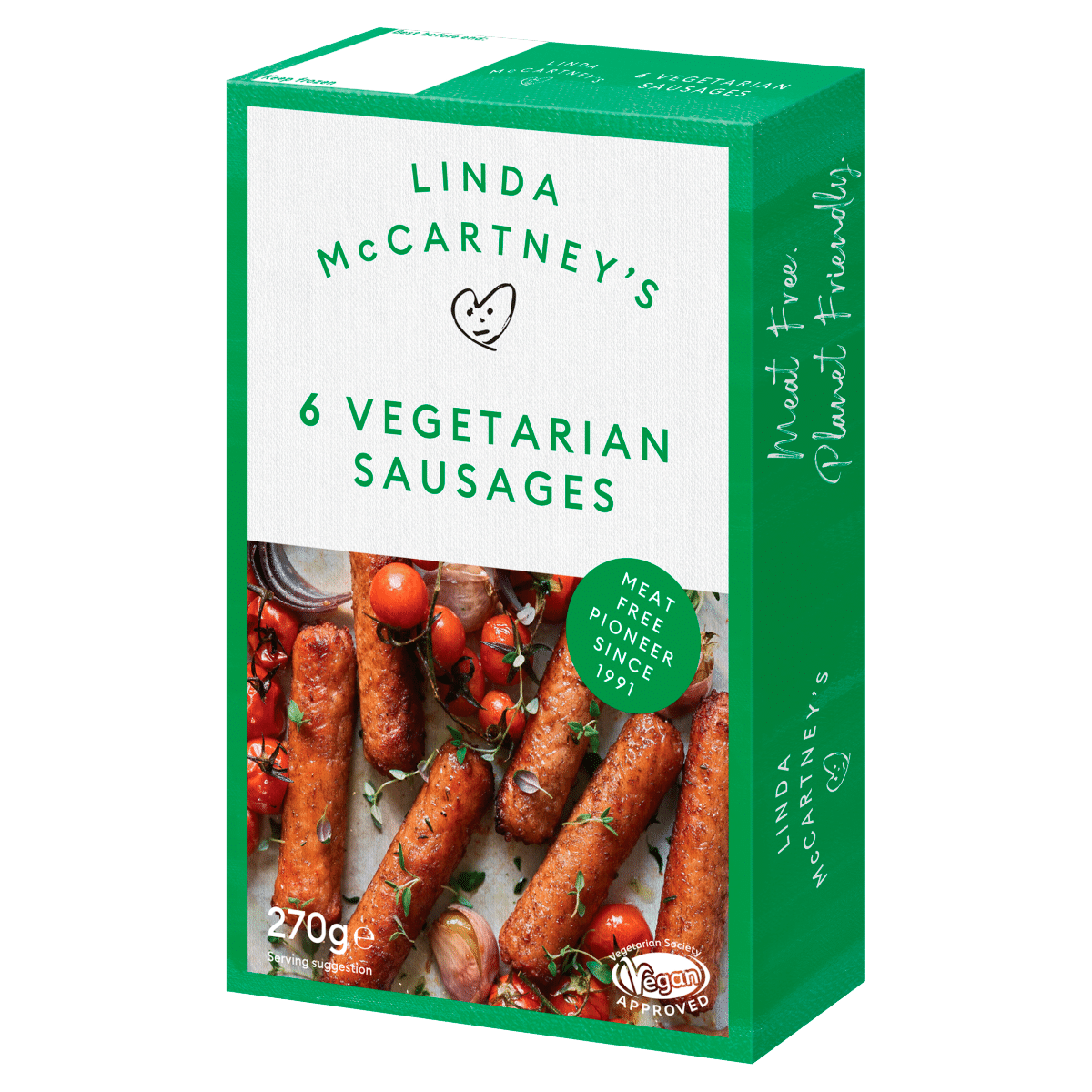 Linda McCartney’s 6 Vegetarian Sausages 270g