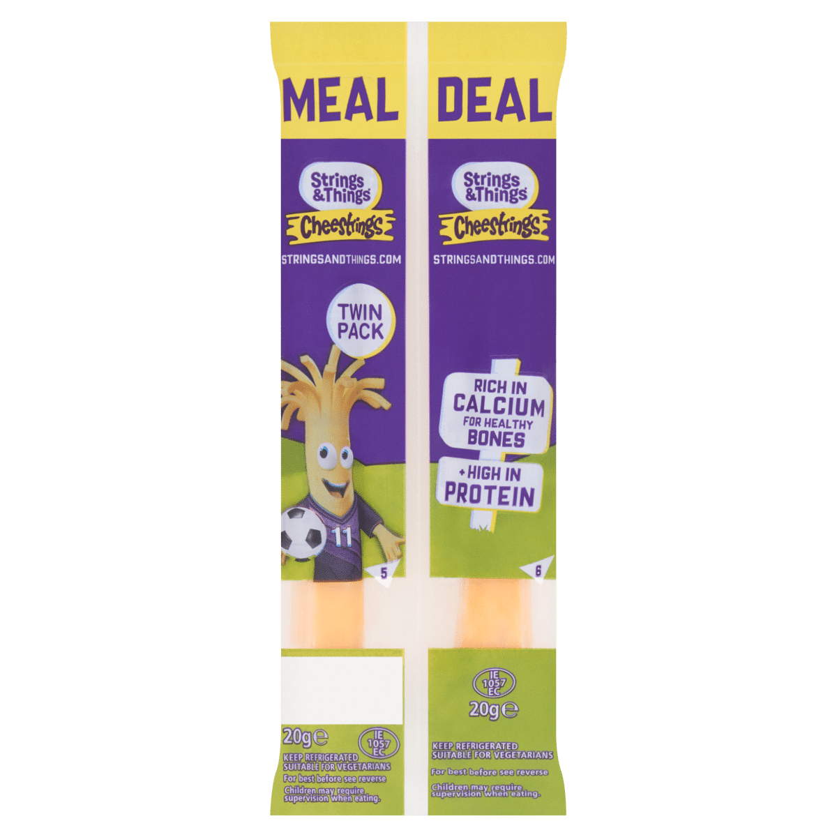 Strings & Things Cheestrings Twin Pack 20g