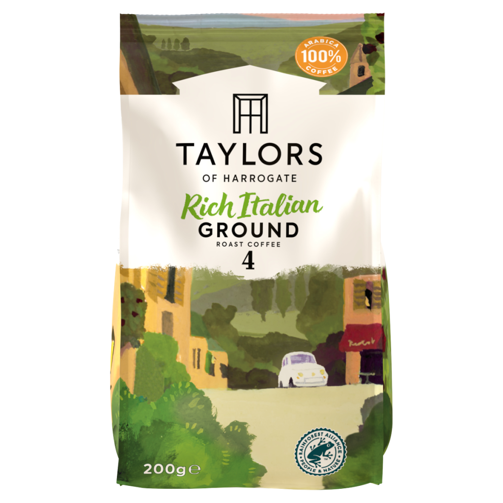 Taylors of Harrogate Rich Italian Ground Roast Coffee 200g