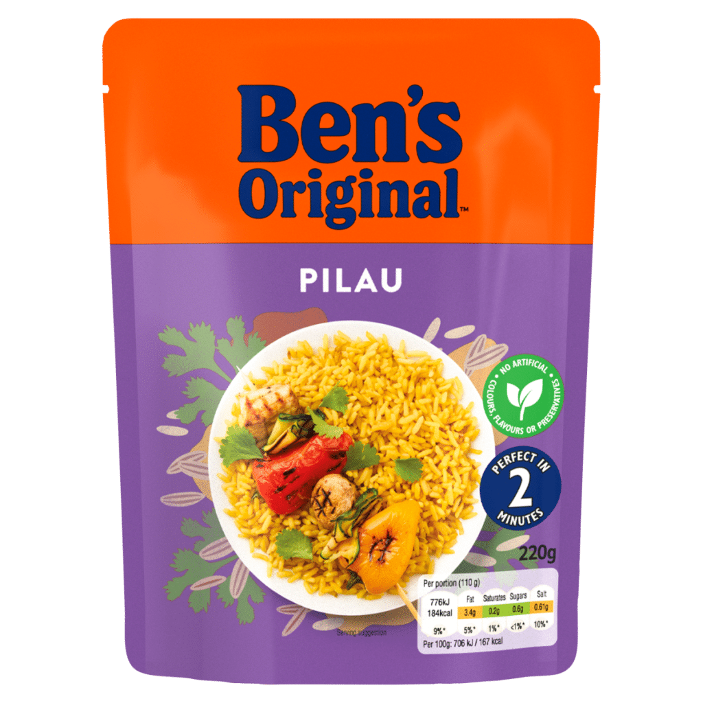 Ben’s Original Pilau Microwave Rice 220g