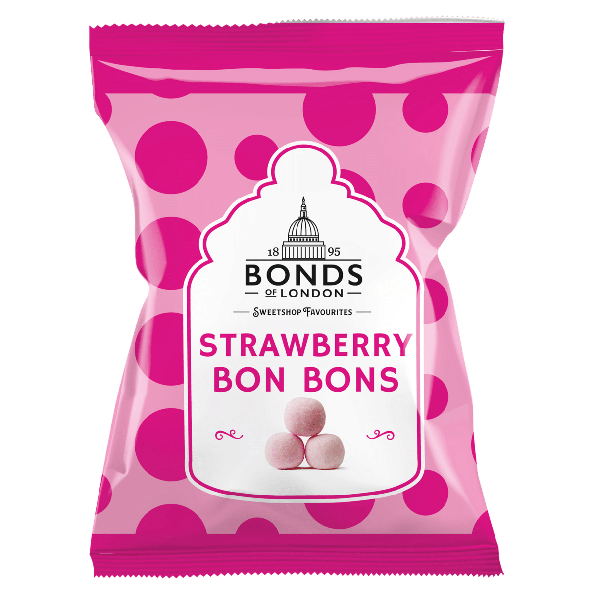 Bonds of London Strawberry Bon Bons 130g