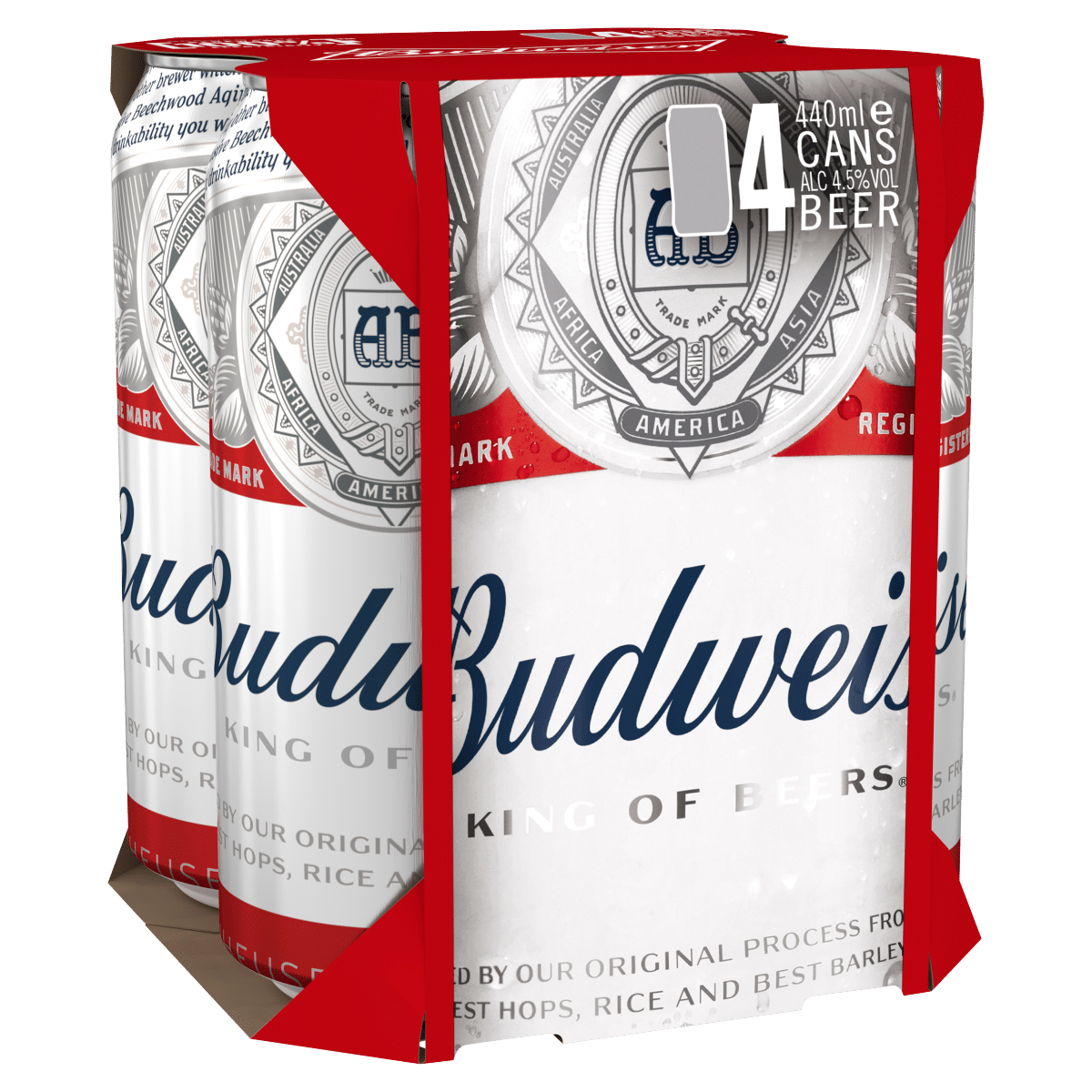 Budweiser Beer 4 x 440ml