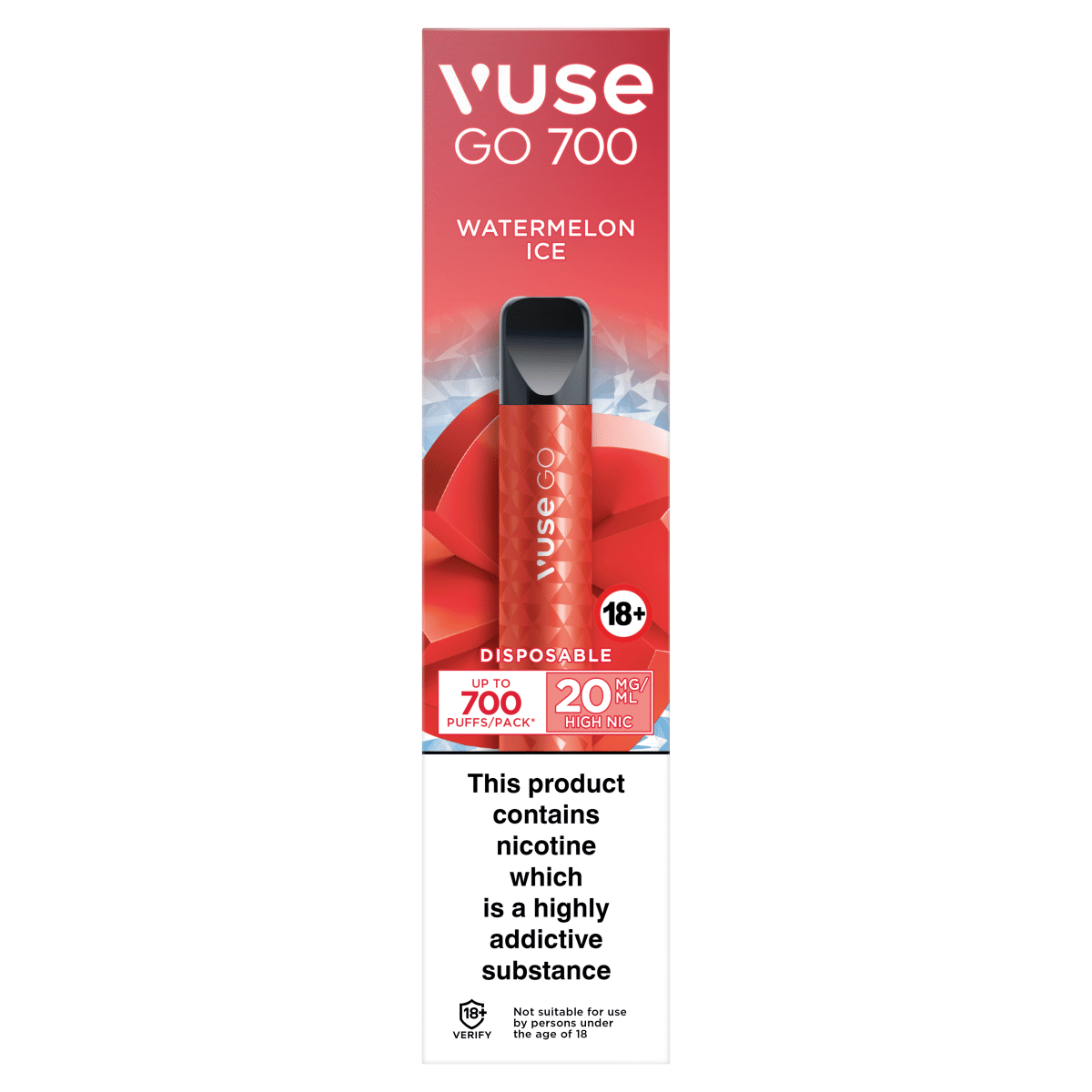 Vuse Go 700 Watermelon Ice Disposable 20mg/ml
