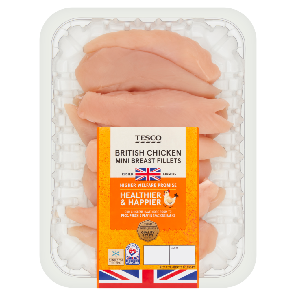 Tesco British Chicken Mini Breast Fillets 400g