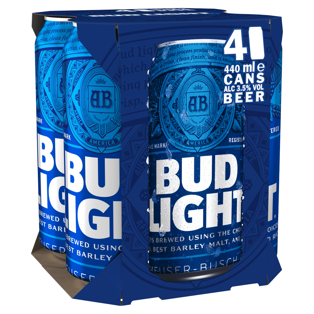 Bud Light Beer 4 x 440ml