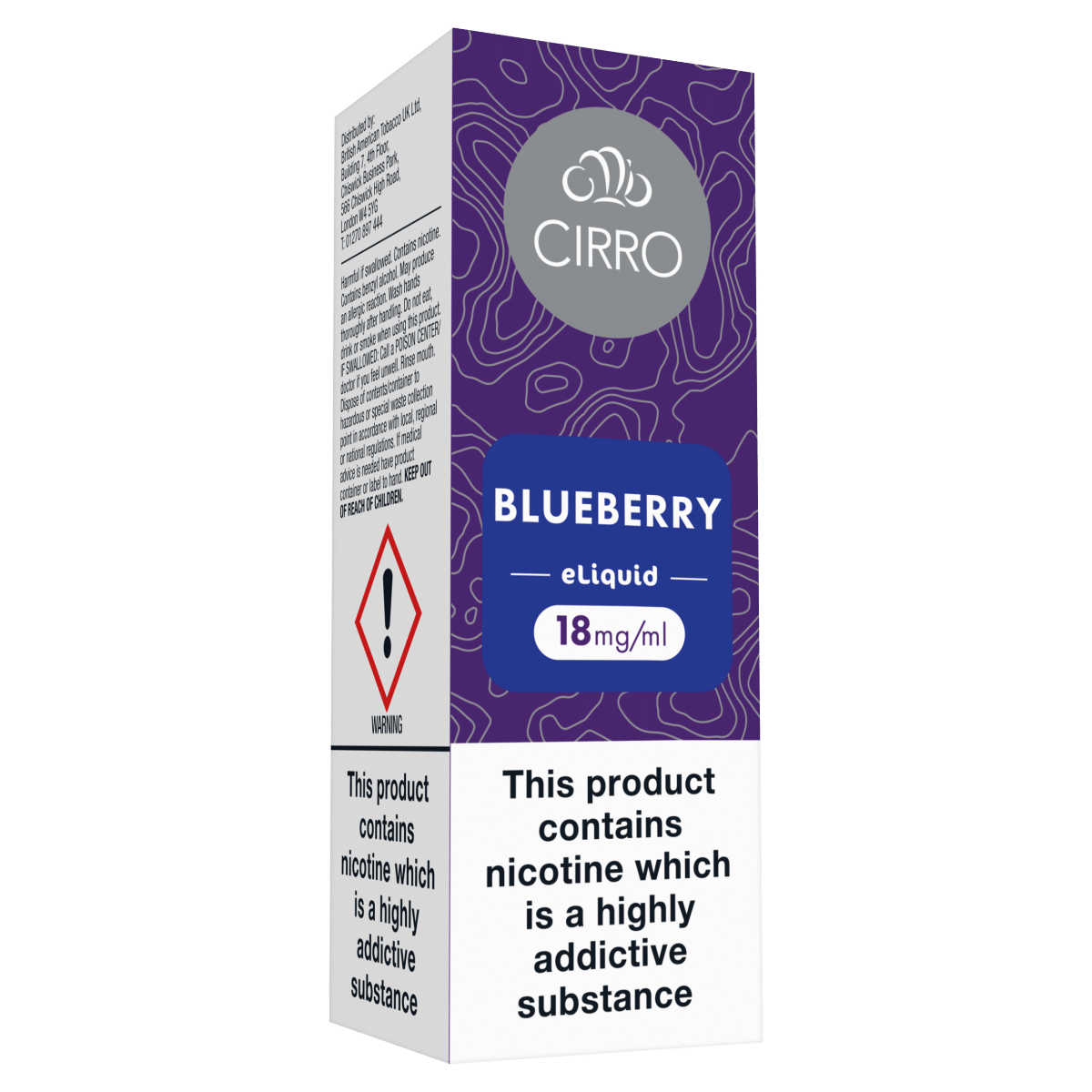 Cirro Blueberry eLiquid 18mg/ml