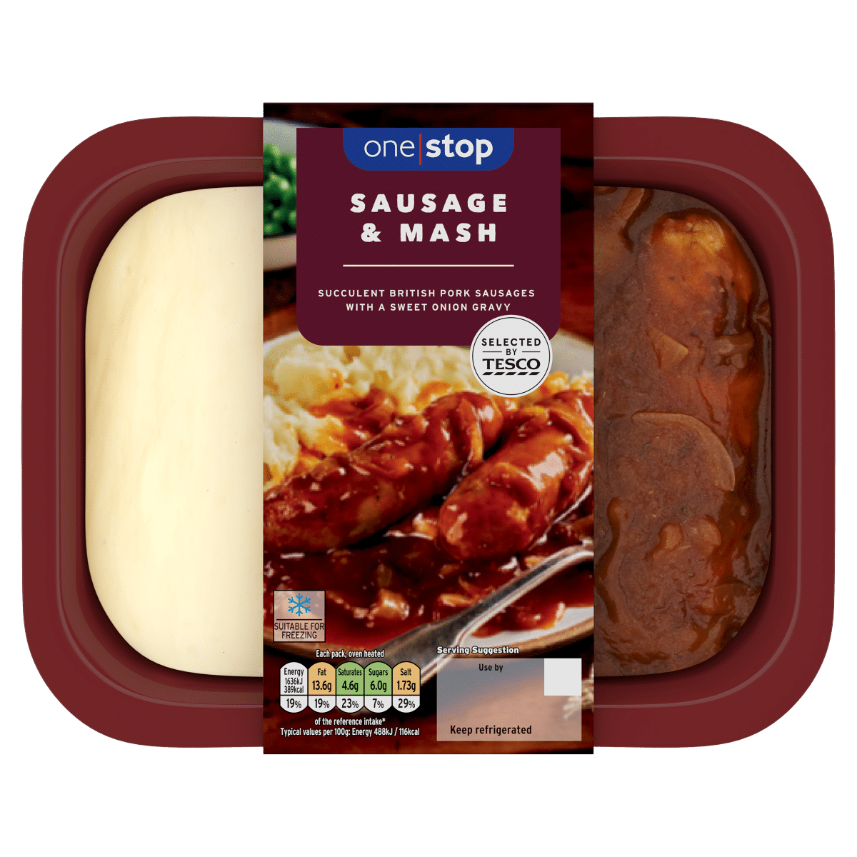 One Stop Sausage & Mash 400g