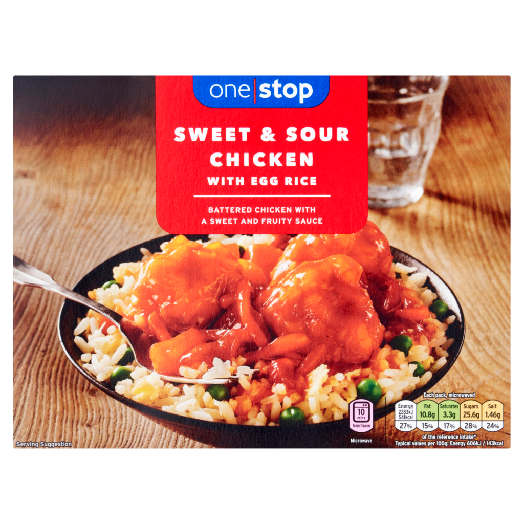 One Stop Sweet & Sour Chicken with Egg Rice 400g