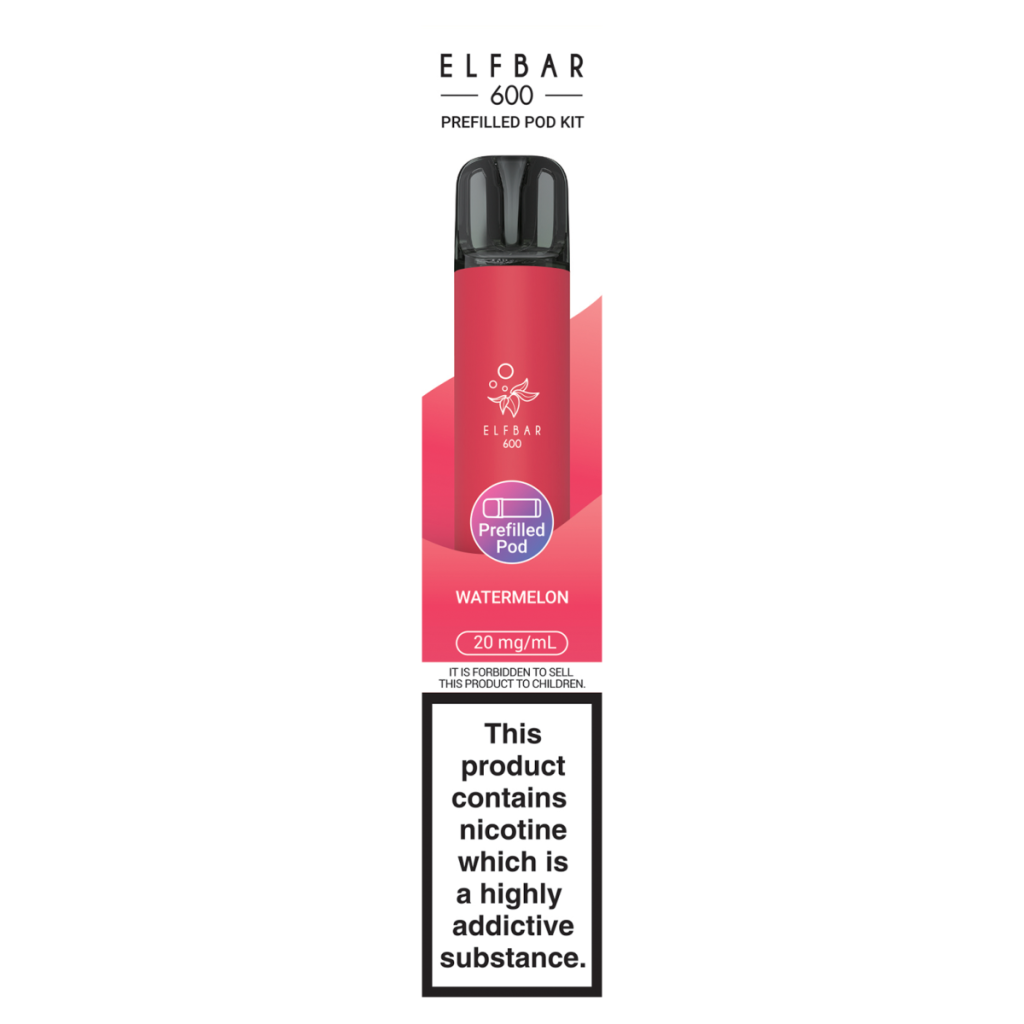 Elfbar 600 Kit Watermelon Prefilled Pod 20mg/ml