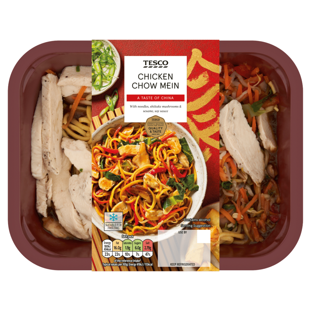 Tesco Chicken Chow Mein 400g