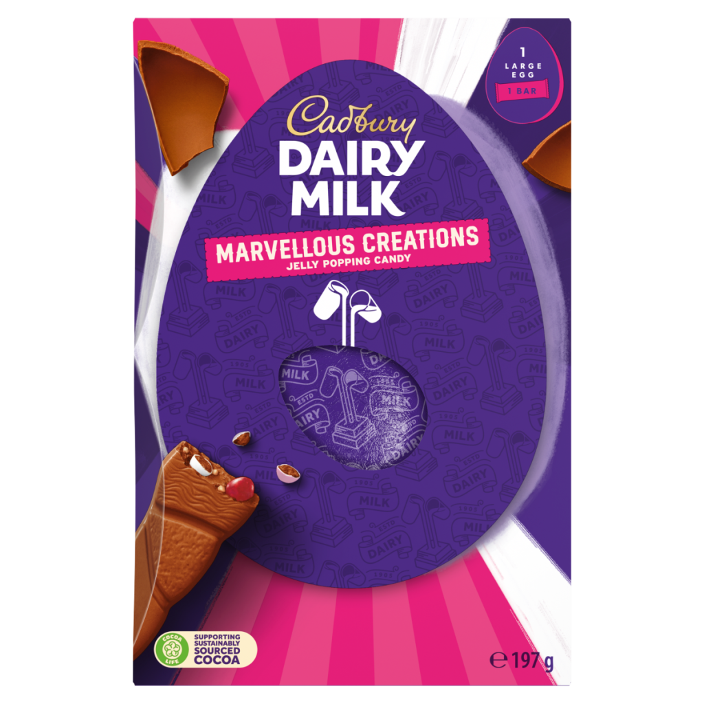 Cadbury Dairy Milk Marvellous Creations Jelly Popping Candy 197g