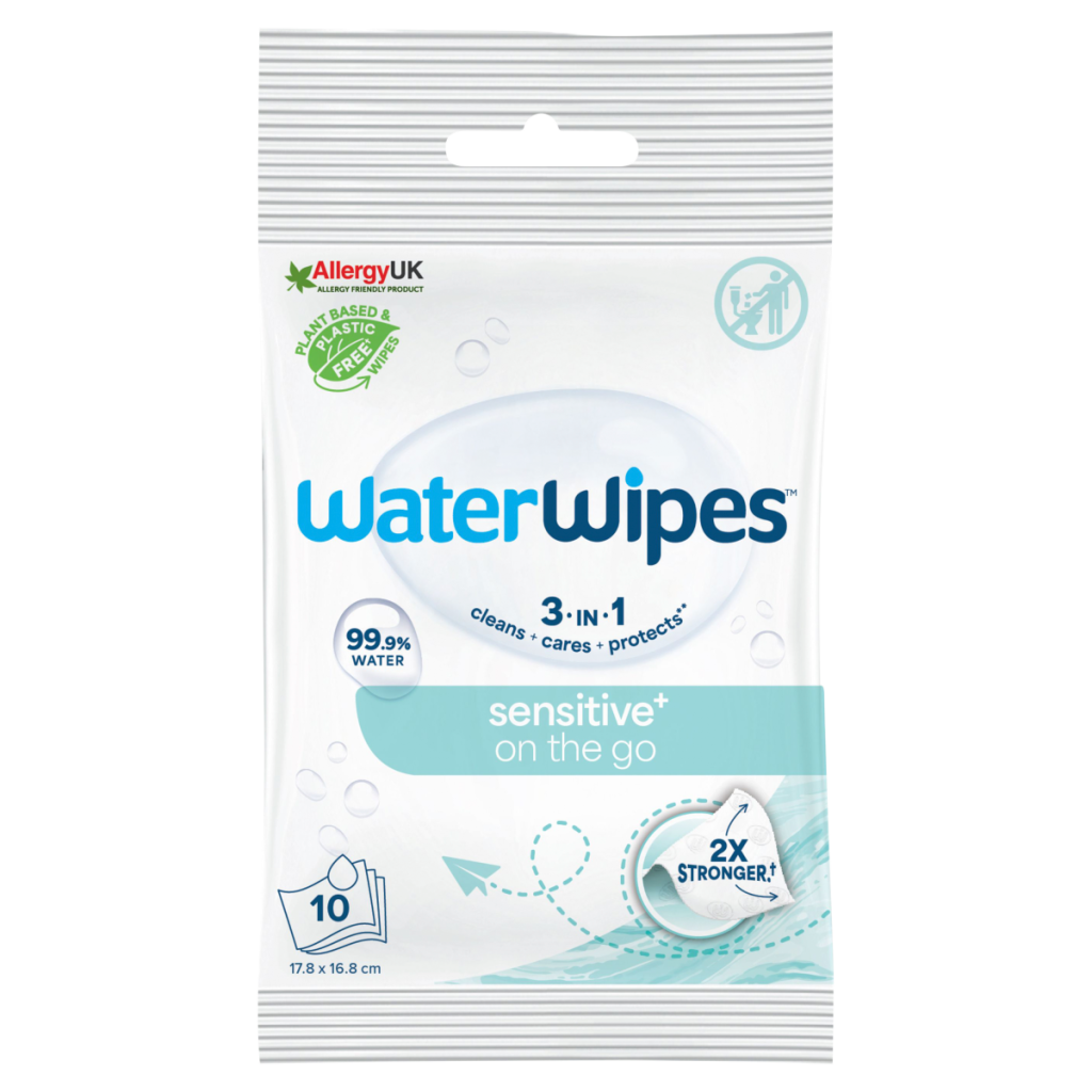 WaterWipes 10 on the Go Wipes