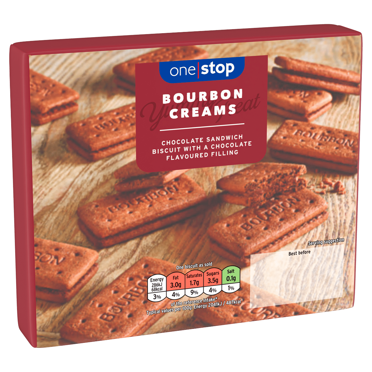 One Stop Bourbon Creams 296g