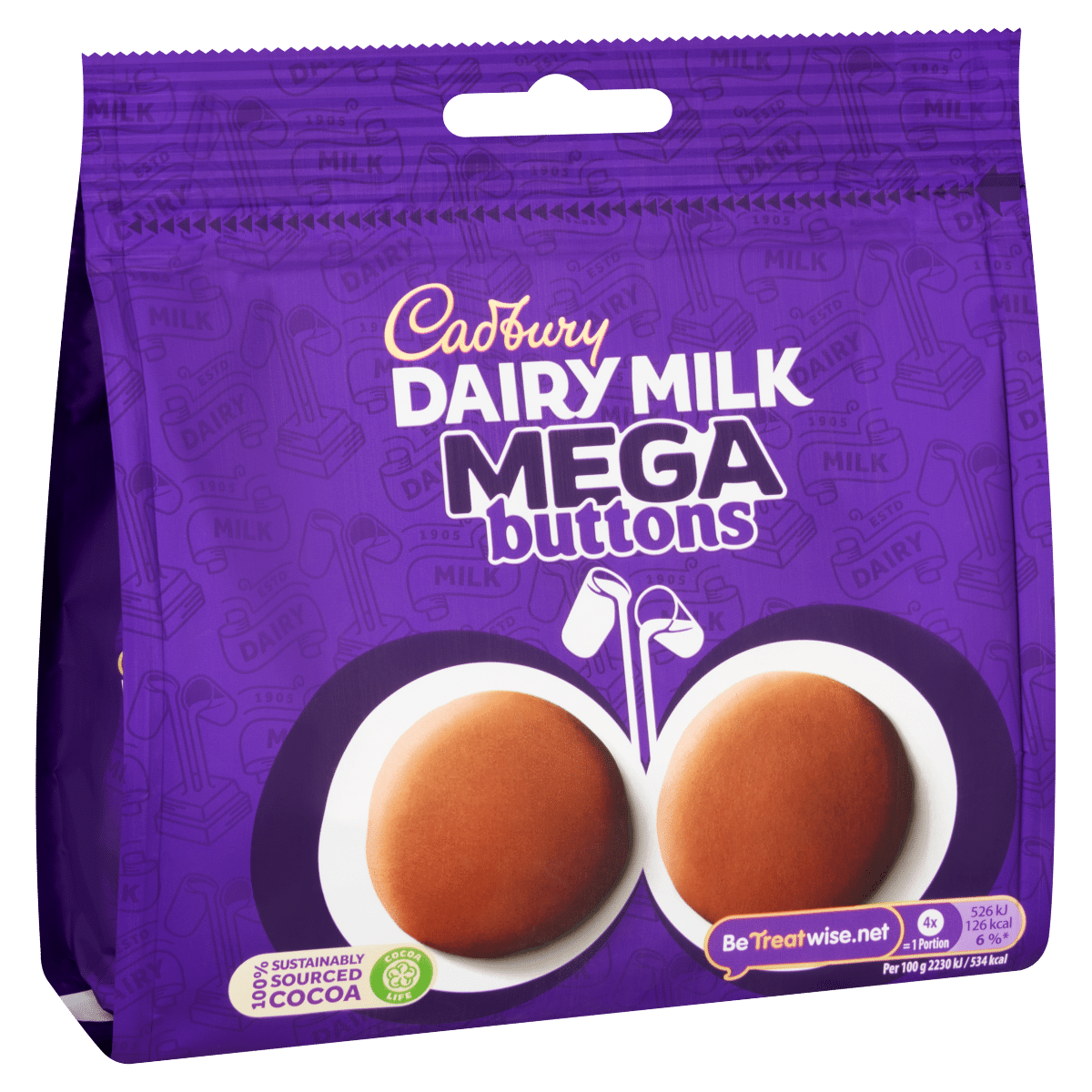 Cadbury Dairy Milk Mega Buttons 192g