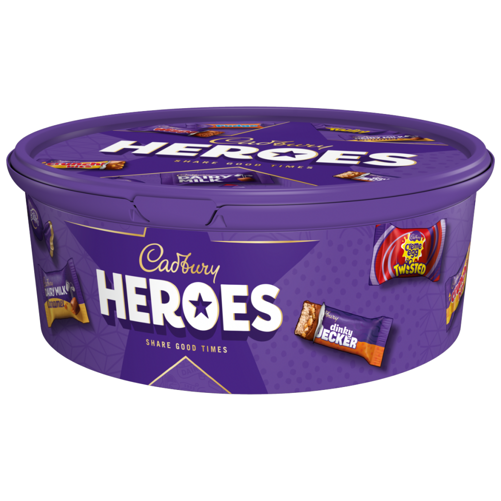 Cadbury Heroes Chocolate Assortment Sharing Tub 550 g