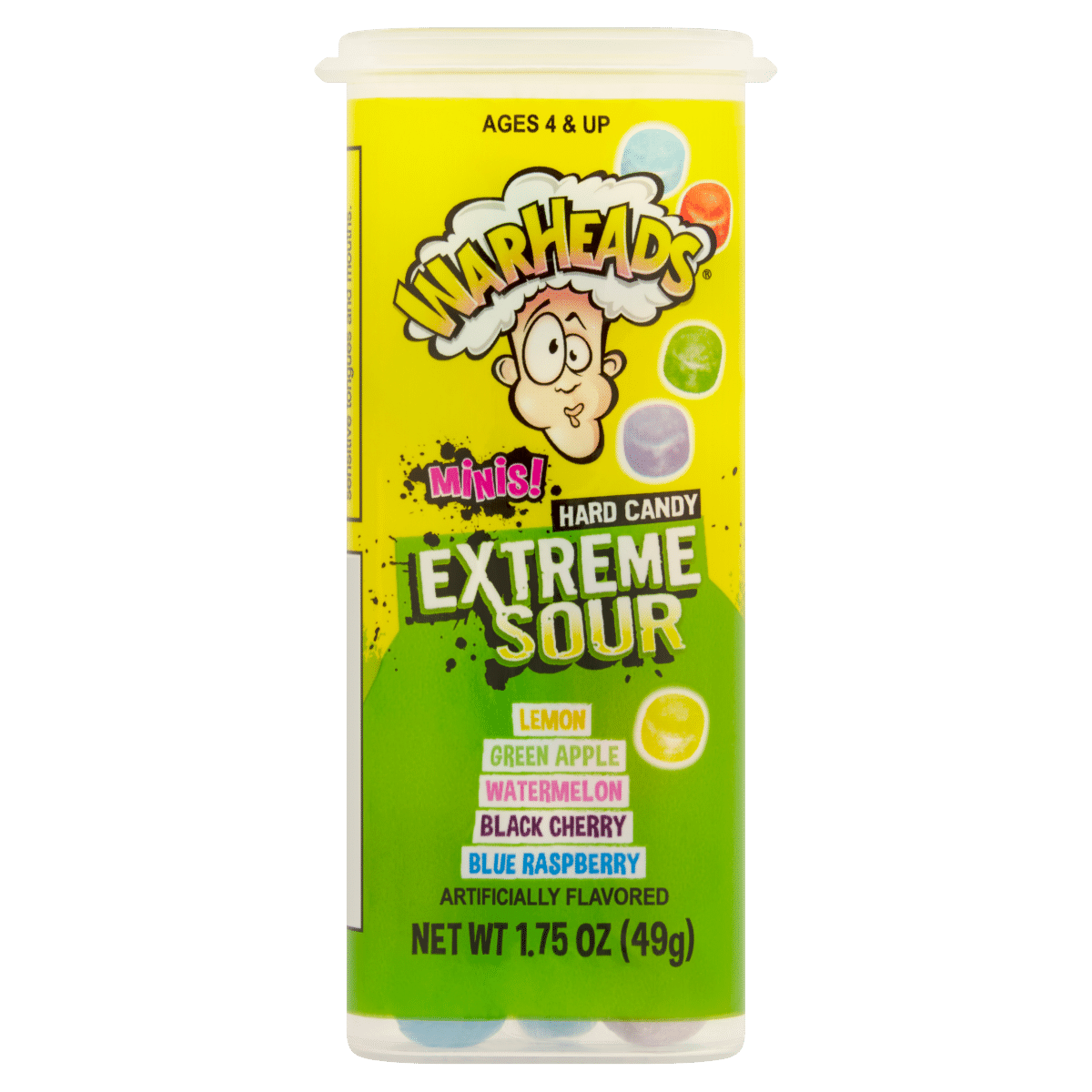 Warheads Extreme Sour Minis! Hard Candy 49g