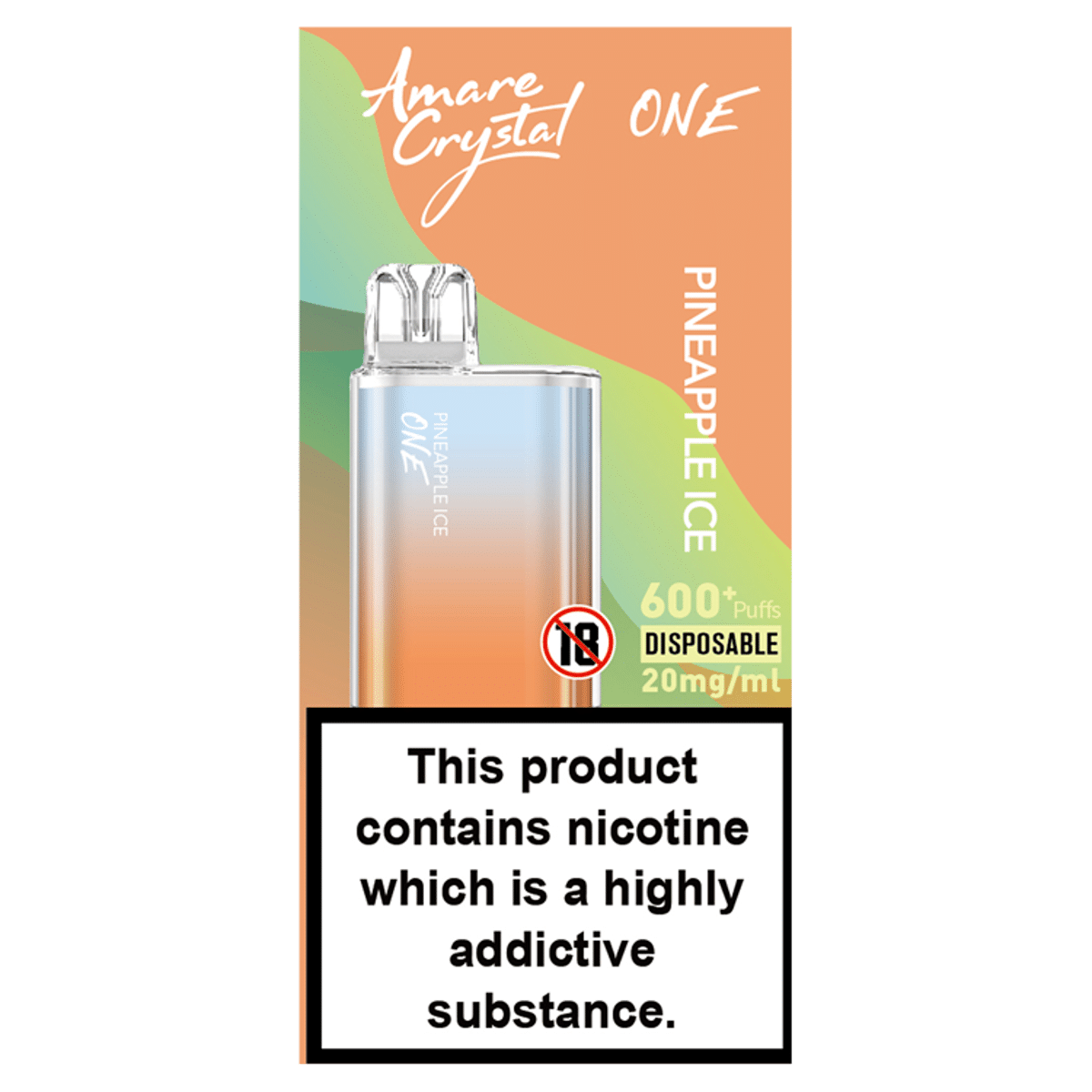 Amare Crystal One Pineapple Ice 20mg