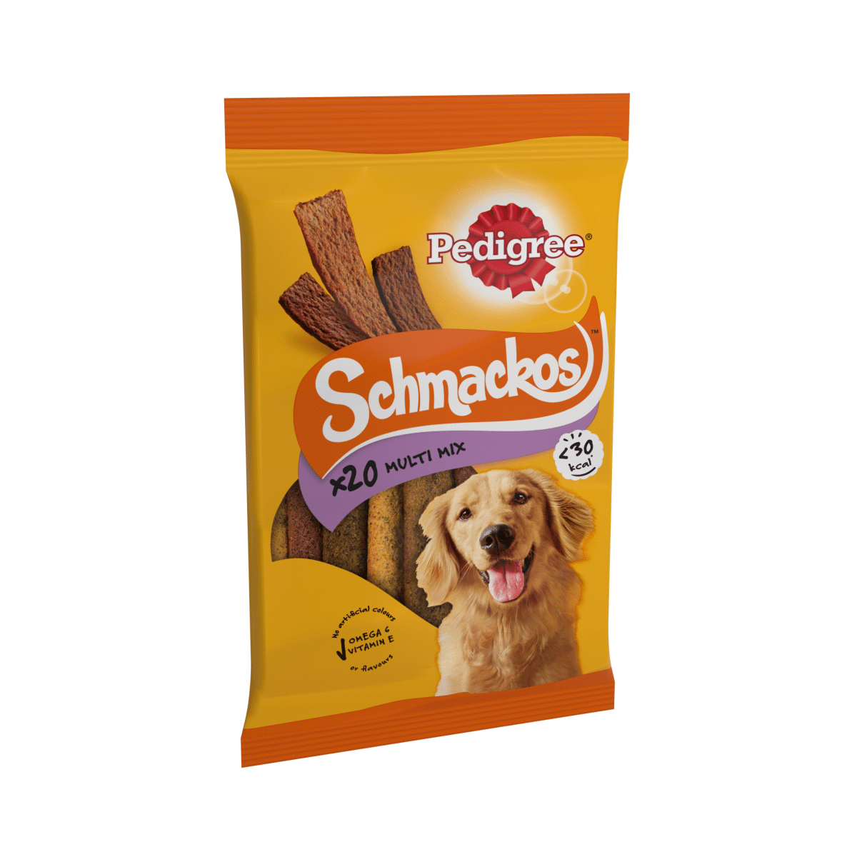 Pedigree Schmackos Adult Dog Treats Meaty Multi Mix 20 Strips 144g