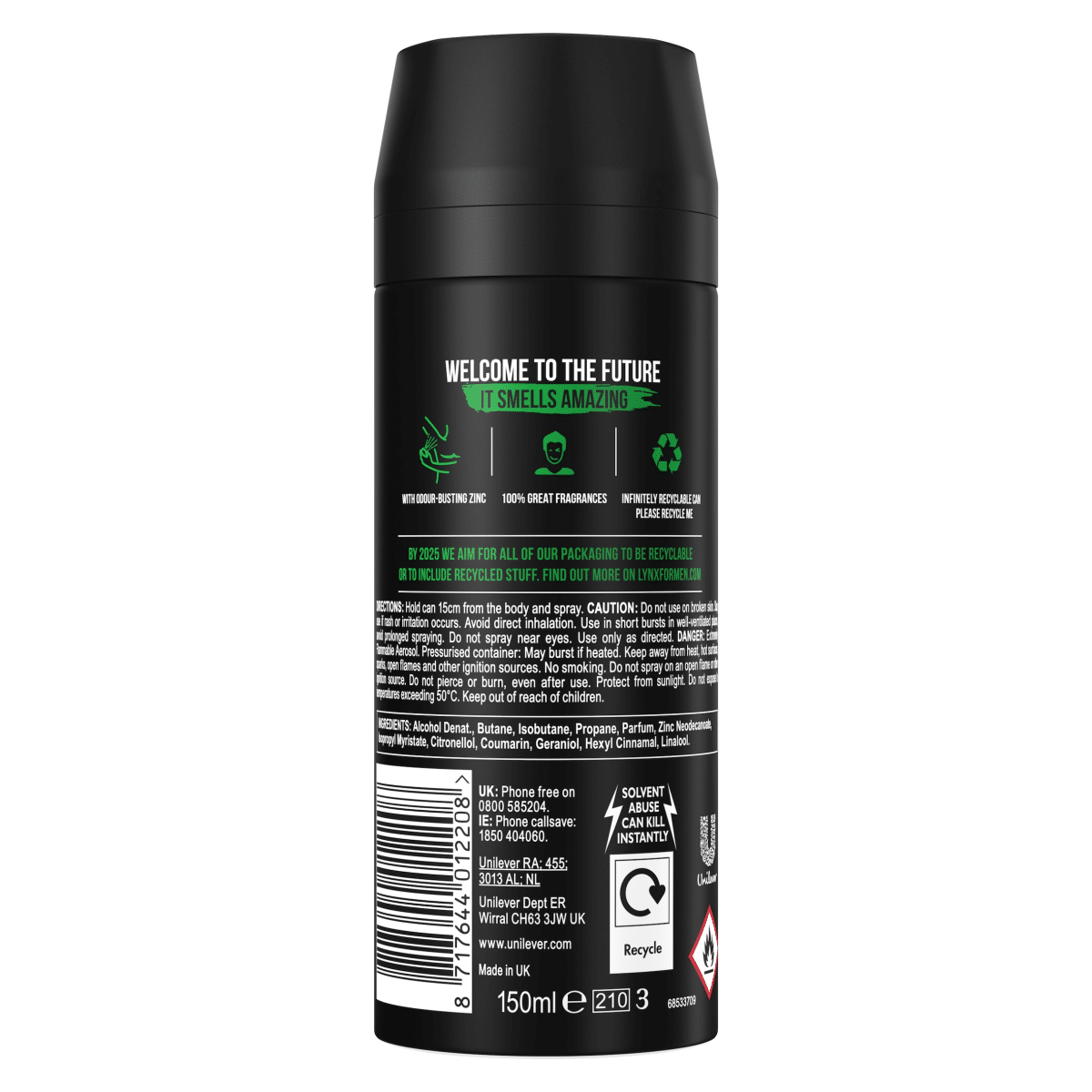 Lynx  Aerosol Bodyspray Africa 150 ml