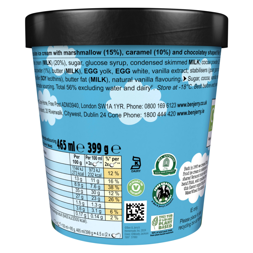 Ben & Jerry’s  Ice Cream Phish Food 465 ml