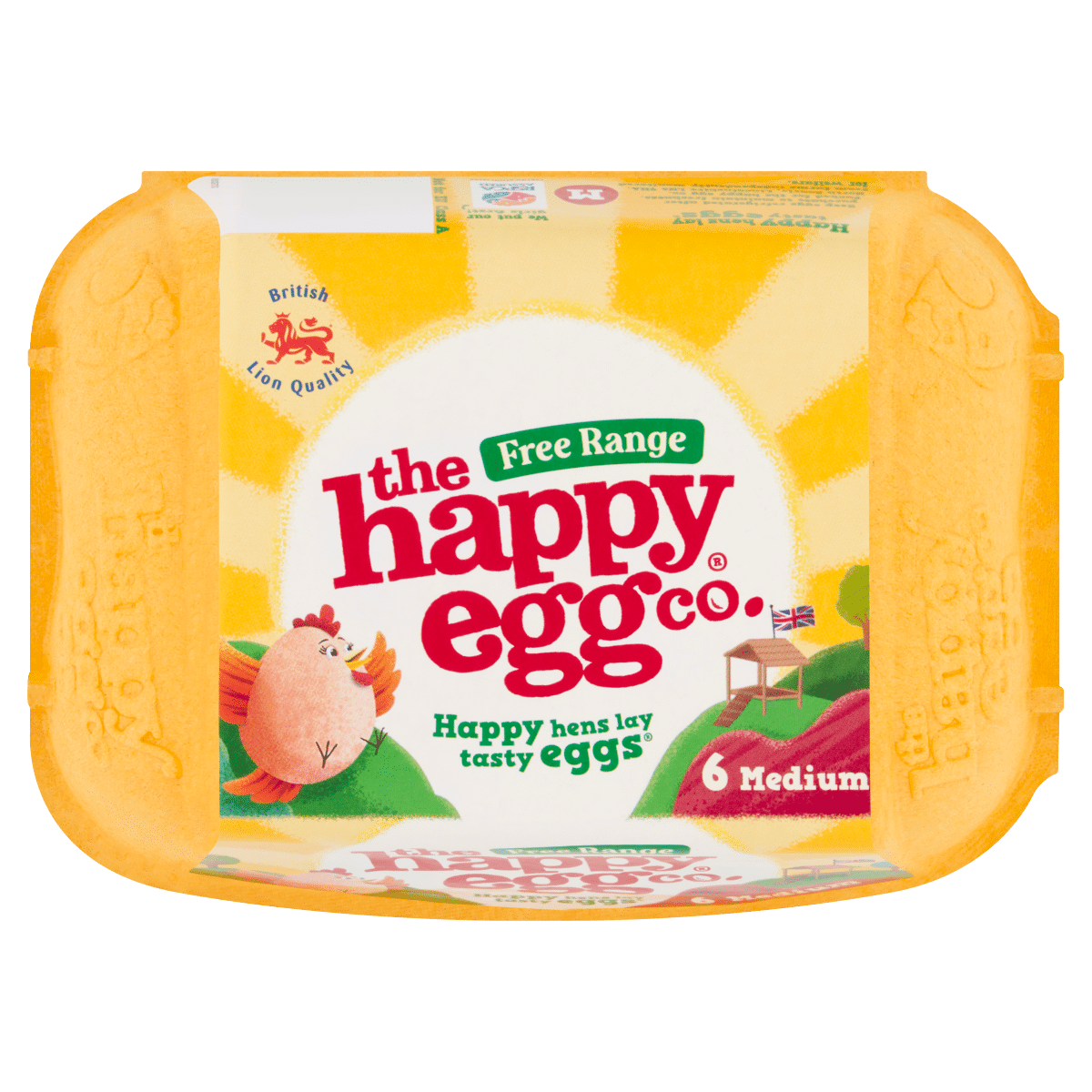 The Happy Egg Co. Free Range 6 Medium