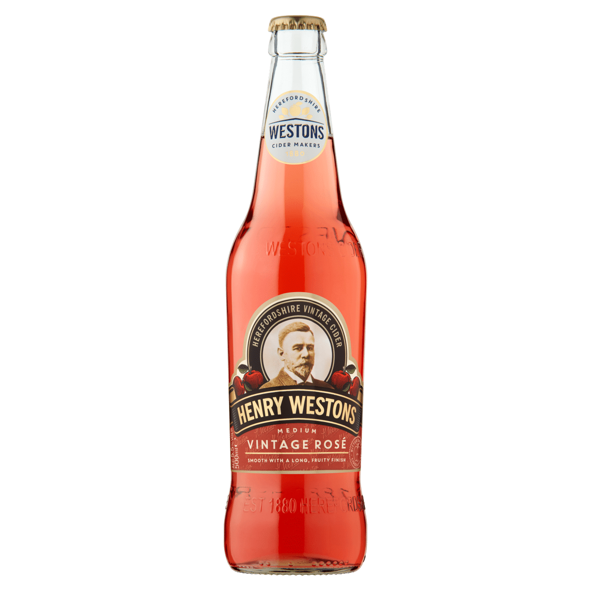 Henry Westons Vintage Rosé Cider 500ml
