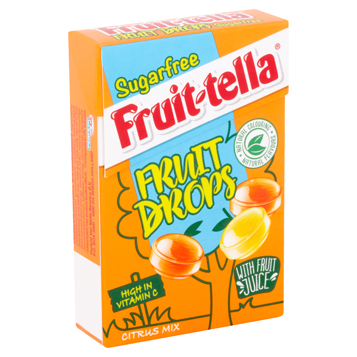Fruittella Sugarfree Citrus Mix Fruit Drops 45g