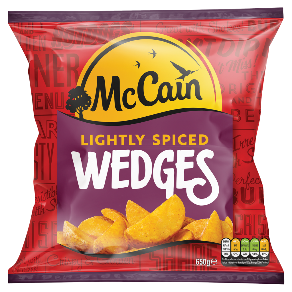 McCain Lightly Spiced Wedges 650g