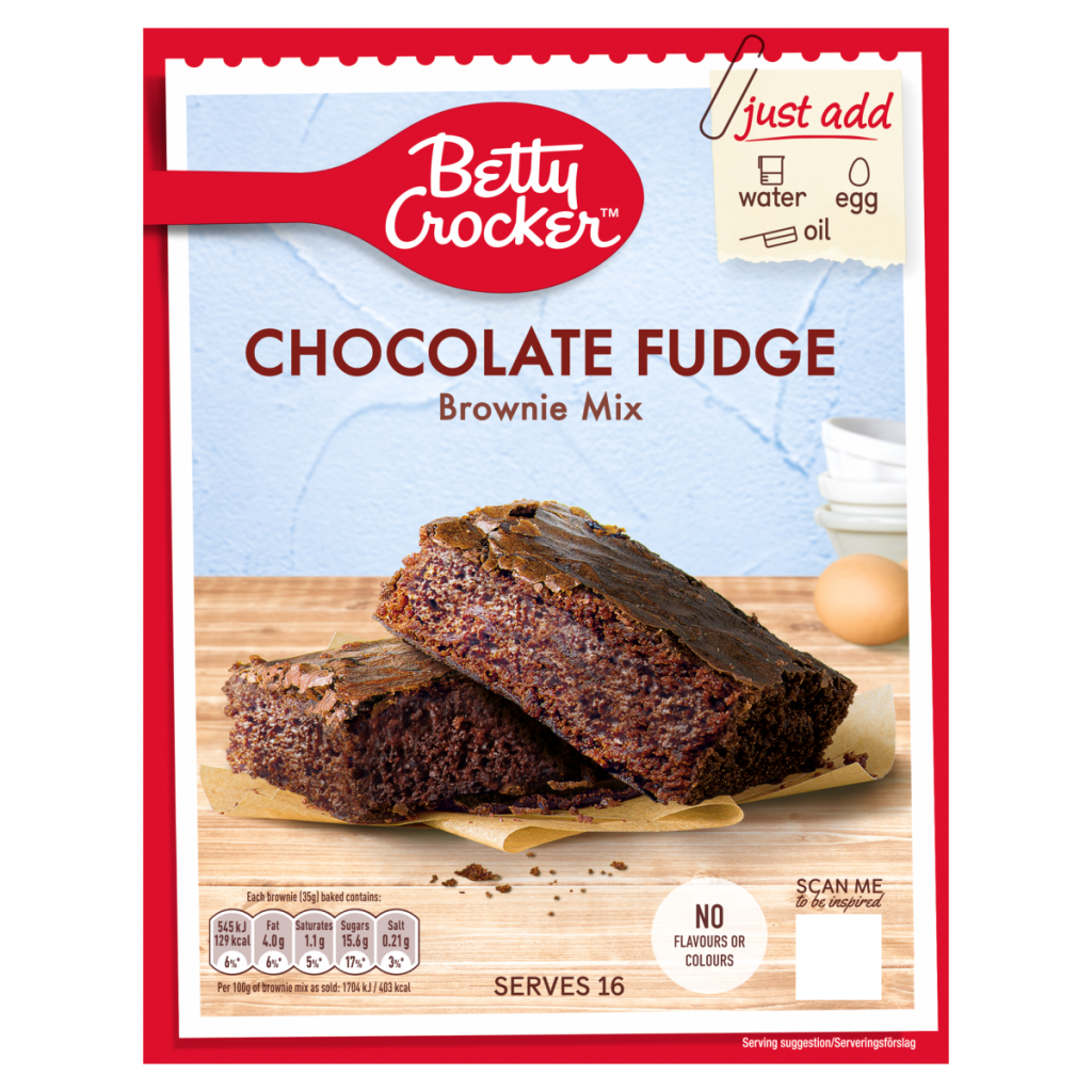 Betty Crocker Chocolate Fudge Brownie Mix 415g