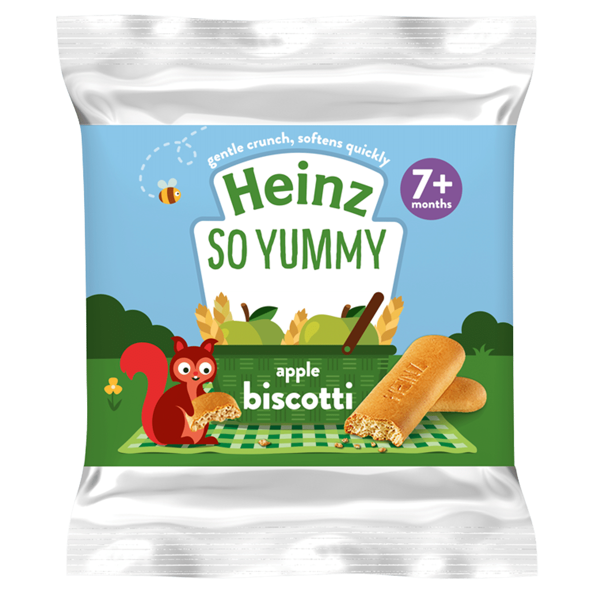 Heinz So Yummy Apple Biscotti 7+ Months 60g