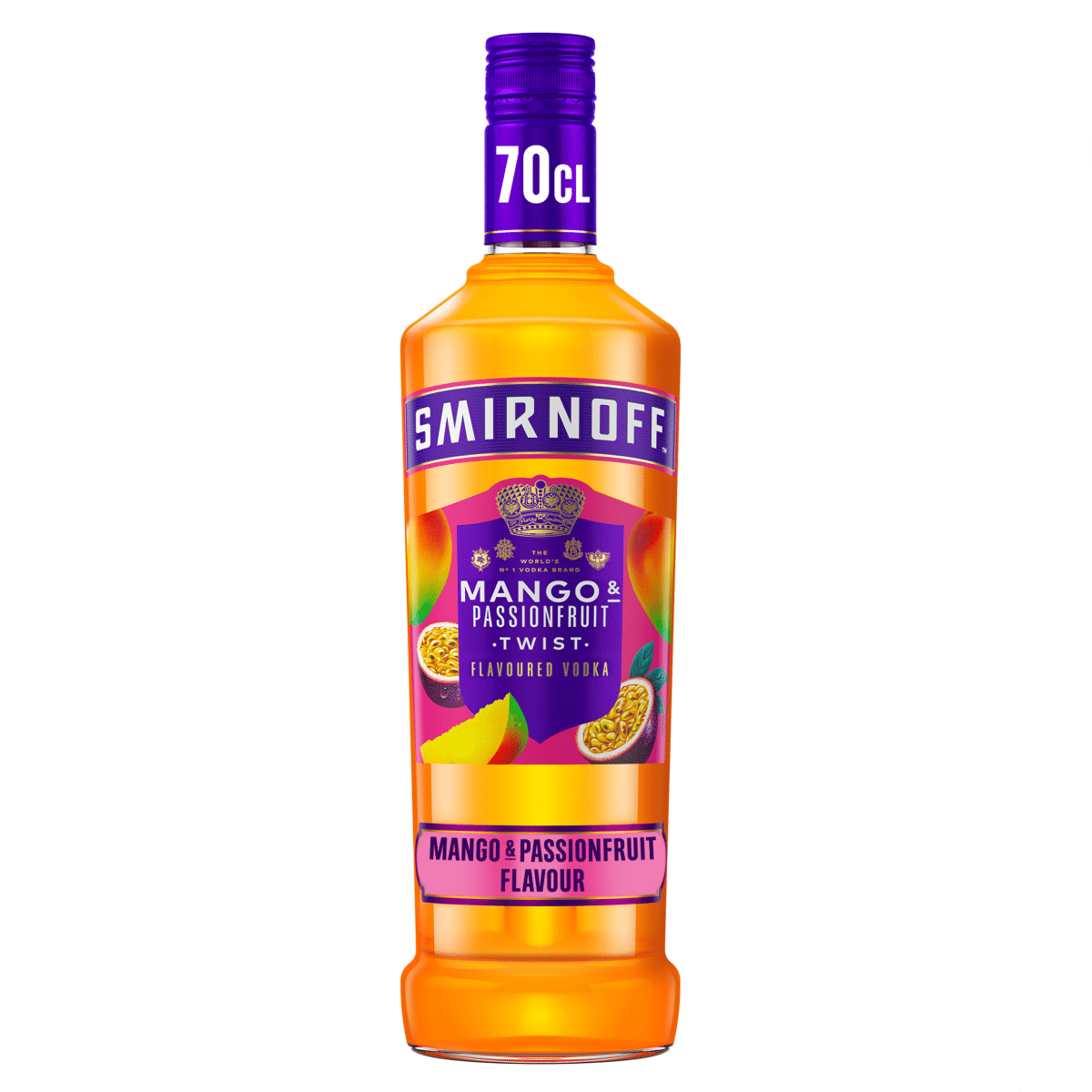 Smirnoff Mango & Passionfruit Flavoured Vodka 37.5% vol 70cl Bottle