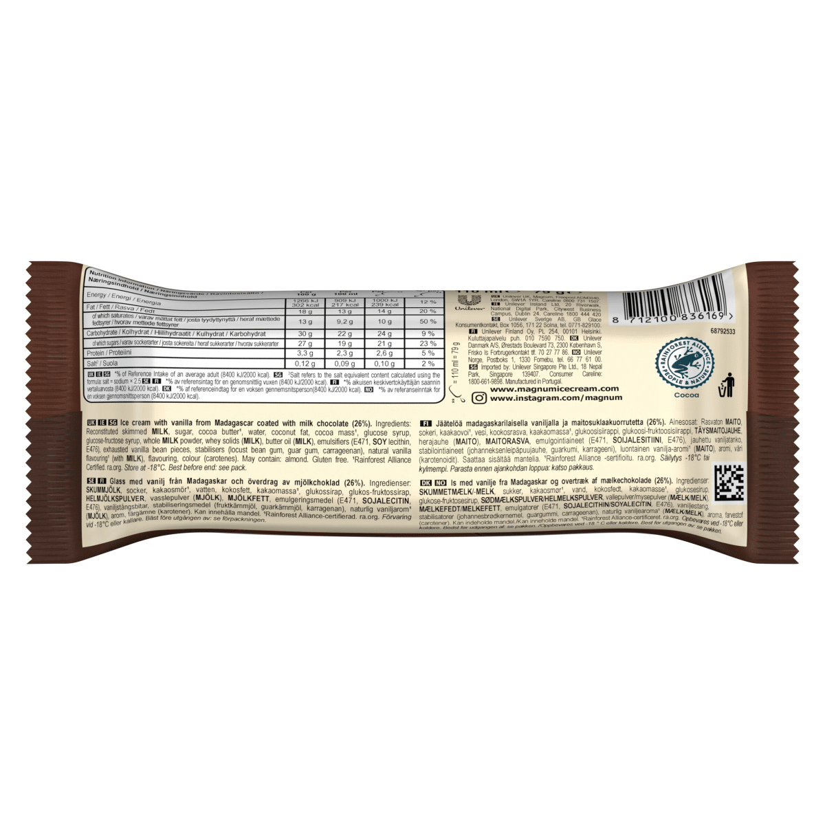 Magnum  Ice Cream Stick Classic 110 ML