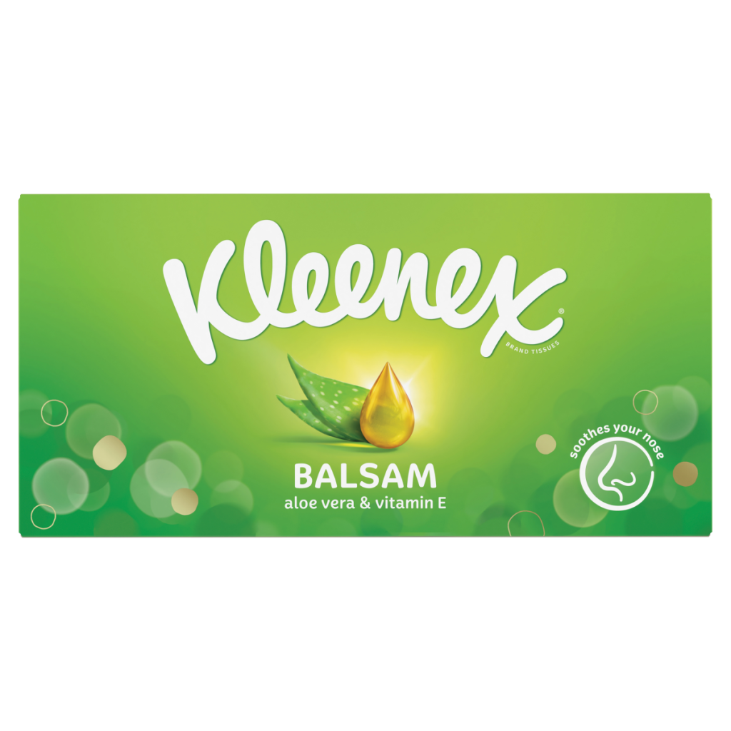 Kleenex Balsam Tissues Single Standard Box
