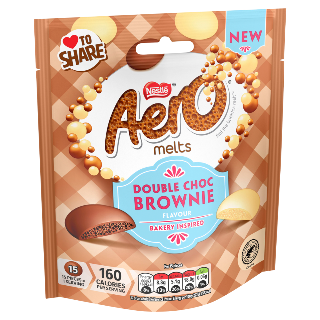 Aero Double Choc Brownie Flavour Melts 86g