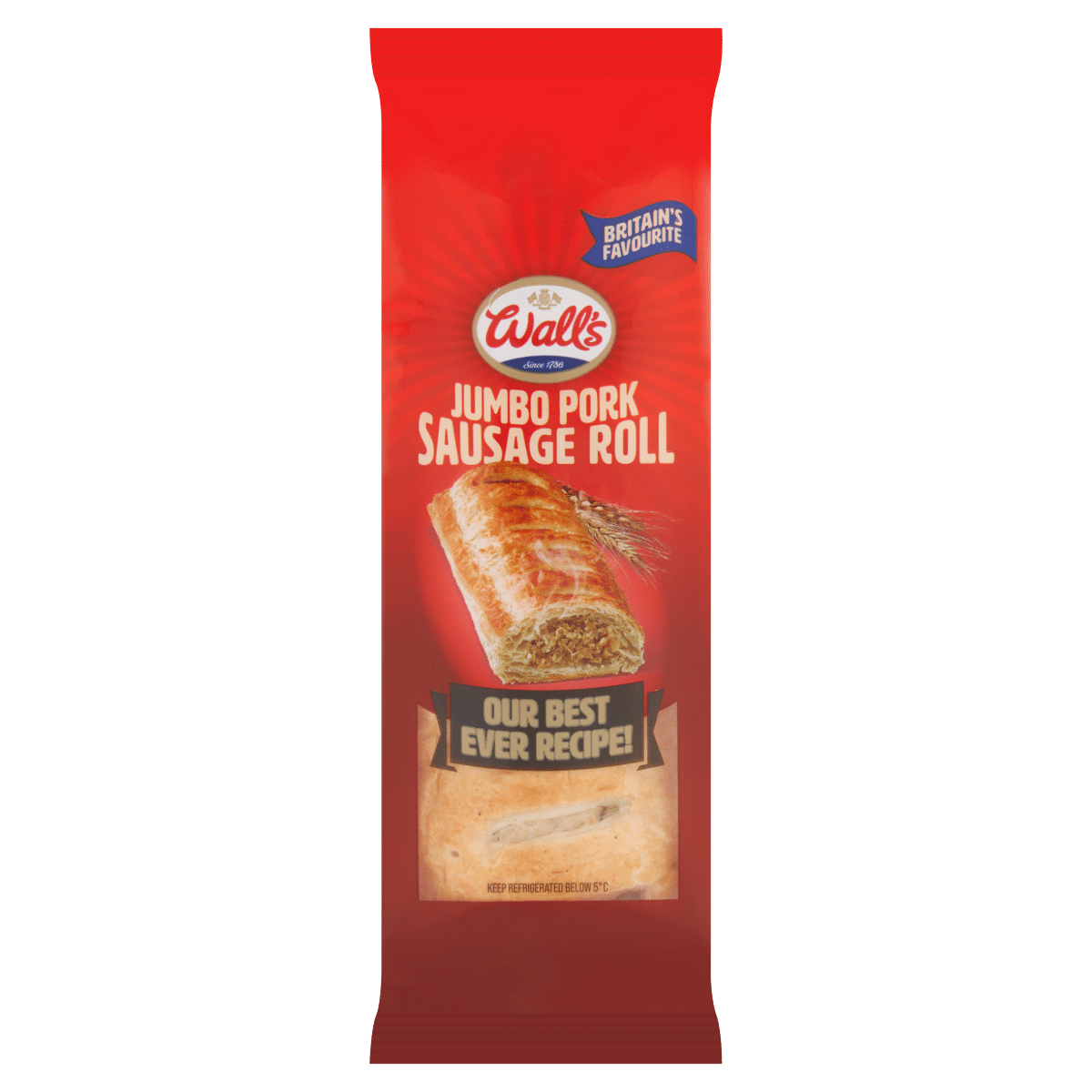 Wall’s Jumbo Pork Sausage Roll 130g