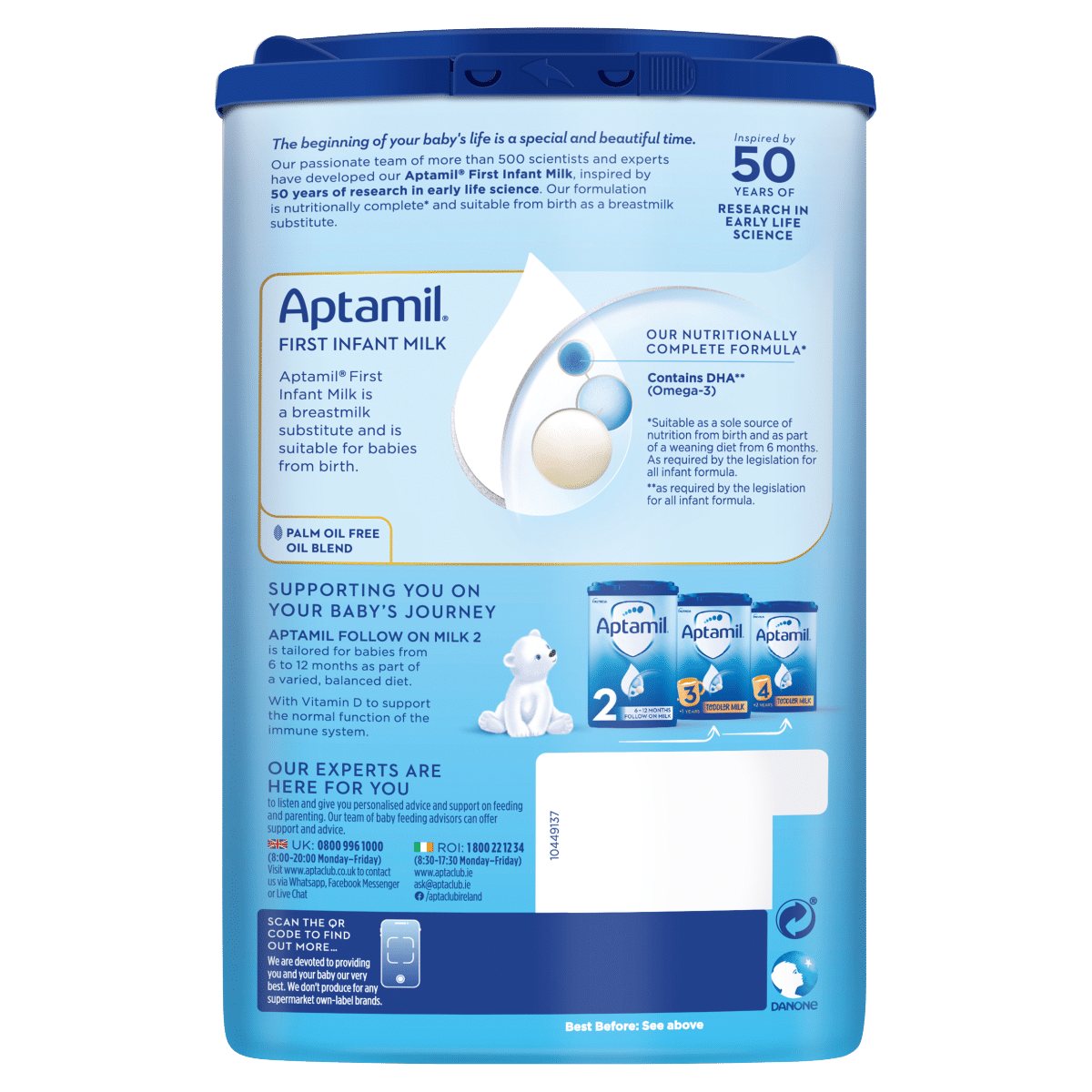 Aptamil 1 First Infant Milk from Birth 800g