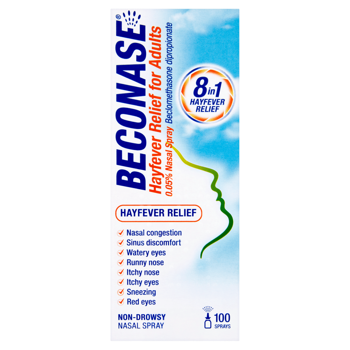 Beconase Hayfever Relief for Adults 0.05% Nasal Spray
