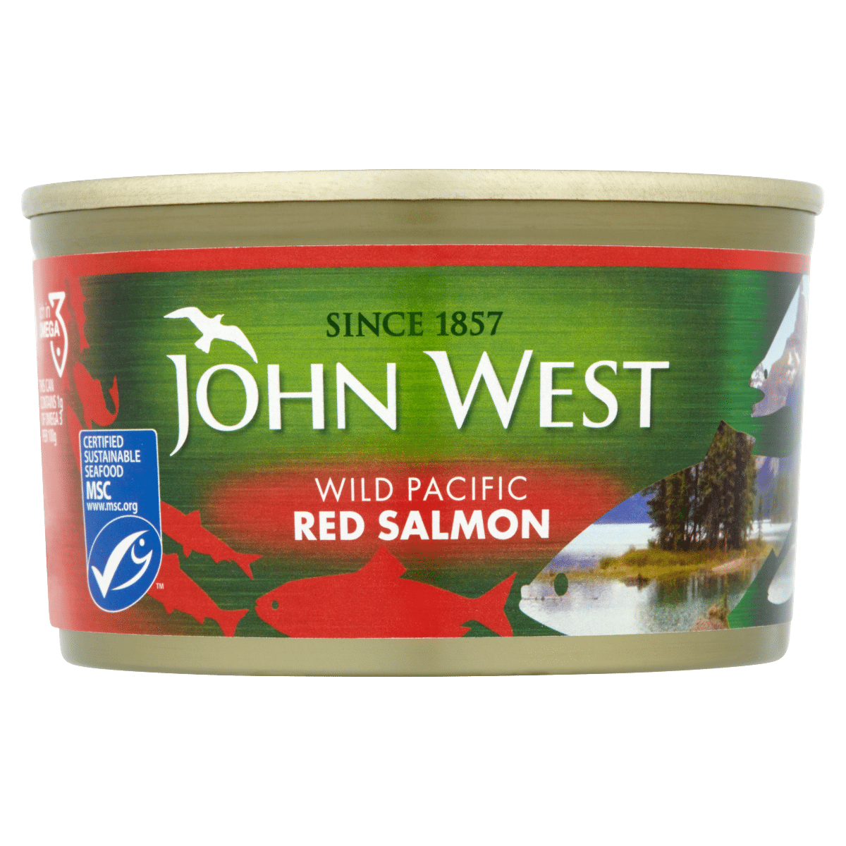 John West Wild Pacific Red Salmon 213g